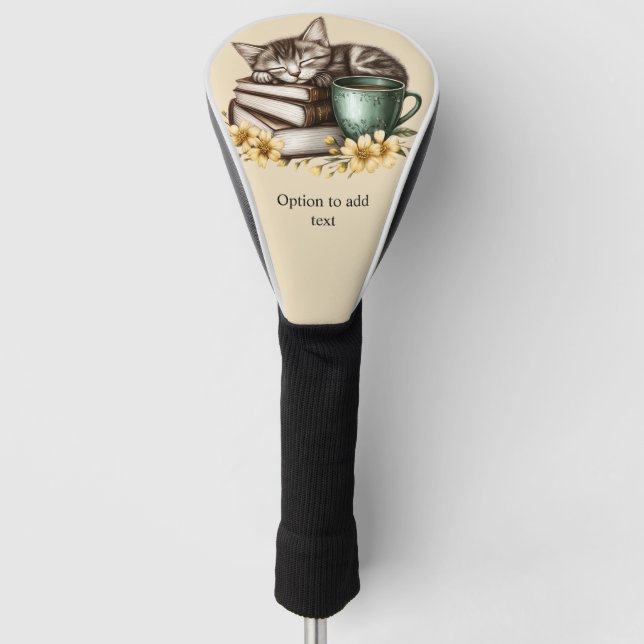 Schlafkitty Wertvoll Kitty Golf Headcover (Vorderseite)