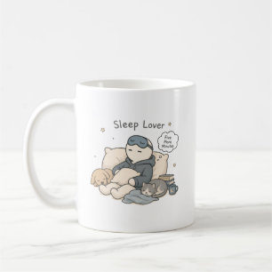 Schlafliebhaber Fünf Minuten Mehr Lustiger Schlaf- Kaffeetasse