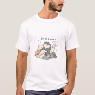 Schlafliebhaber Fünf Minuten Mehr Lustiger Schlaf- T-Shirt