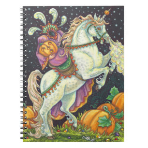 SCHLAFLOSE HOLLOW KOPFLOSE REITERIN, HALLOWEEN NOTIZBLOCK