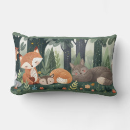 Schlaflose Waldtiere Lendenkissen