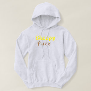 Schlafloses Gesicht: Asche Grau - Hooded Sweatshir Hoodie