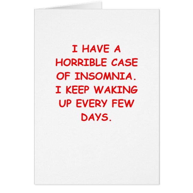 Schlaflosigkeit (Vorne)