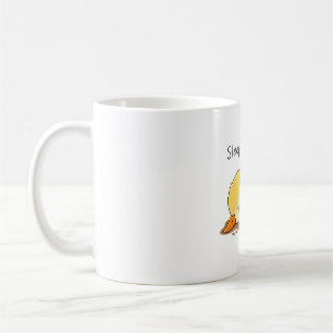 Schlaflosigkeit als Ente Kaffeetasse