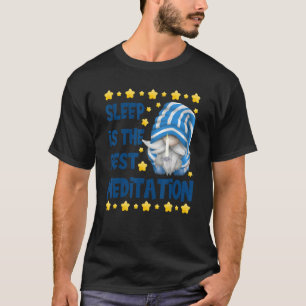 Schlaflosigkeit Gnome Opa mit gestreiftem PJ für M T-Shirt
