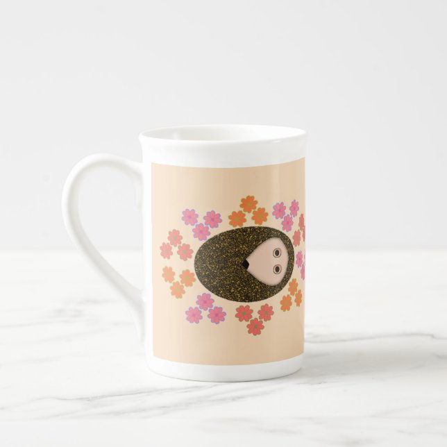 Schlaflosigkeit Igel und Blume Tasse (Links)