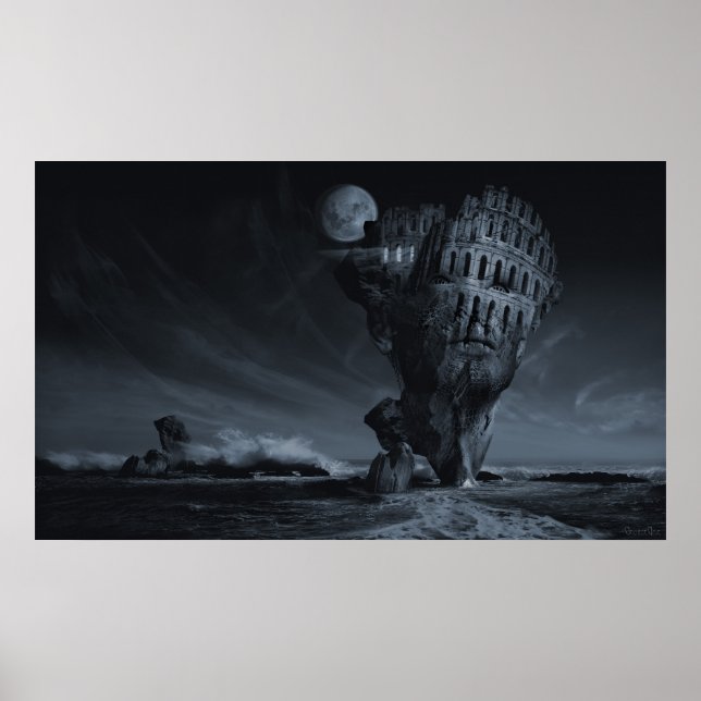 Schlaflosigkeit oder nächtliches Erwachen Poster (Vorne)