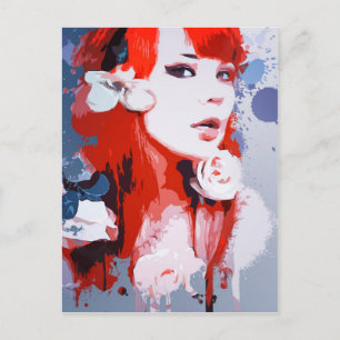 Schlaflosigkeit Postkarte