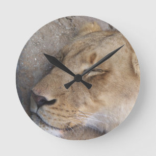 Schlaflosigkeit Runde Wanduhr