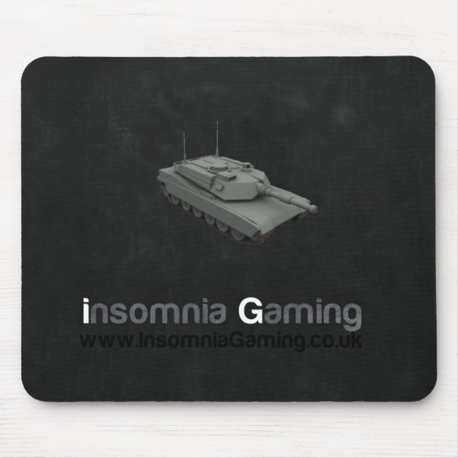 Schlaflosigkeits-Spiel-Behälter Mousemat. Mousepad (Vorne)