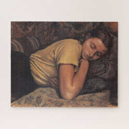 Schlafmädchen (von Serebriakova) Puzzle