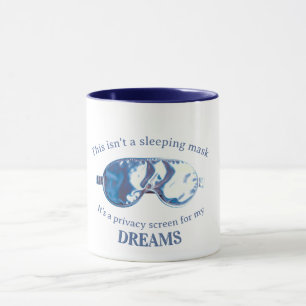 Schlafmasken-Tasse Tasse