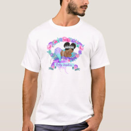 SchlafMeerjungfrau Thema Rosa Lila Türkis T-Shirt