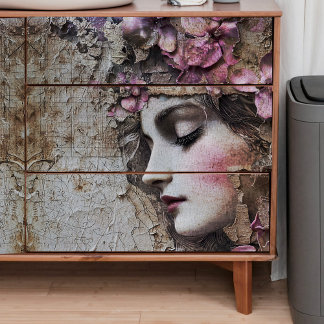 Schlafpink Lady Decoupage Seidenpapier