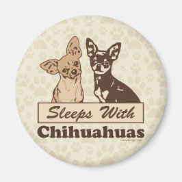Schlafplätze mit Chihuahuas Magnet
