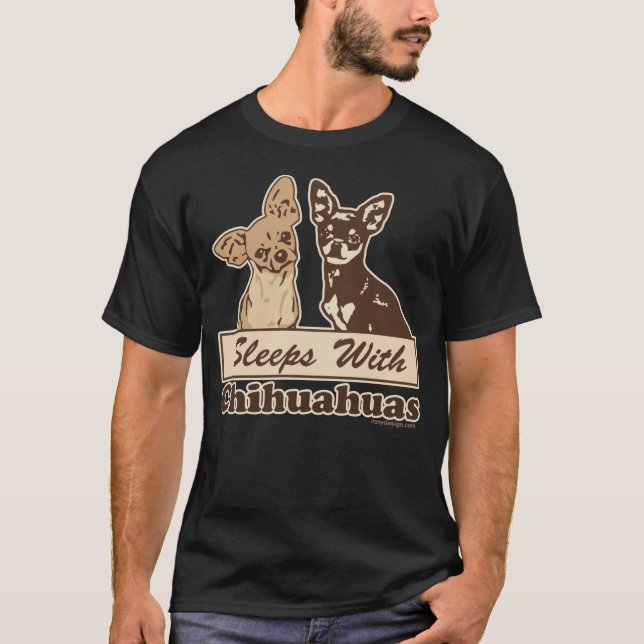 Schlafplätze mit Chihuahuas T-Shirt (Vorderseite)