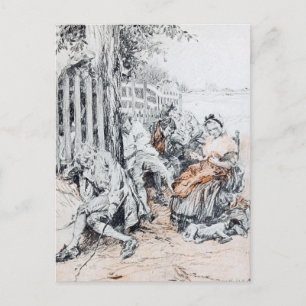 Schläfrig Hollow: Ein schlauer, träumlicher Einflu Postkarte