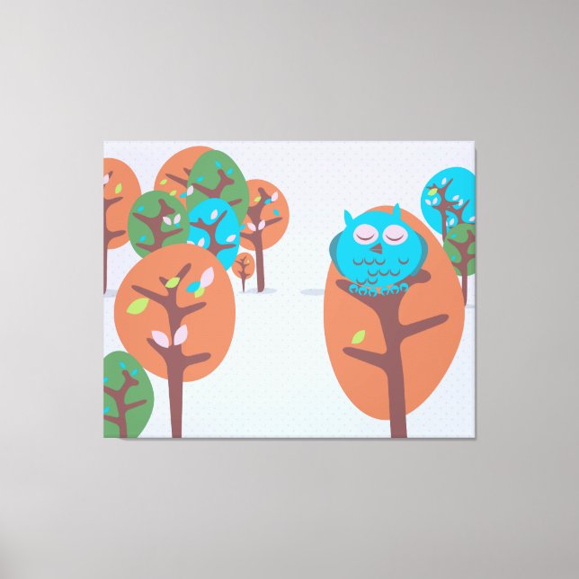 Schläfrig Leinwanddruck (Vorderseite)