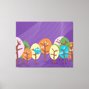 Schläfrig Leinwanddruck