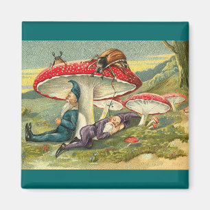 Schläfrige Elfe Magnet