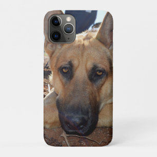 Schläfrige Entilment: Junger Elsässer Schäferhund, Case-Mate iPhone Hülle