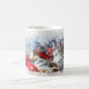 Schläfrige Kätzchen Tasse