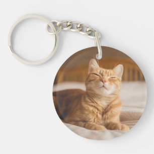 Schläfrige Katze Getty Bild-  Schlüsselanhänger