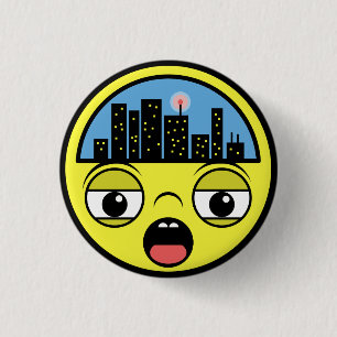 Schläfrige kleine Stadt Button