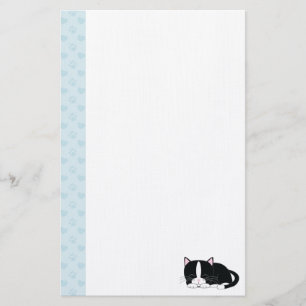 Schläfrige Miezekatze {Smoking} Briefpapier
