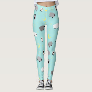 Schläfrige niedliche Leggings der Schaf-Leggings-