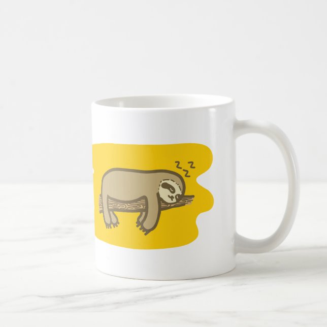Schläfrige Sloth-Tasse Tasse (Rechts)