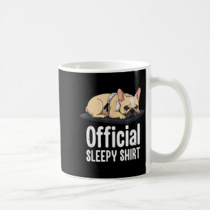 Schläfriger Französischer Bulldogge Lustige Hunde  Kaffeetasse