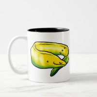 Schläfriger Moray-Aal, gelb