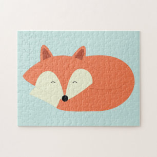 Schläfriger roter Fox Puzzle