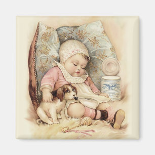 Schläfriges Baby Magnet