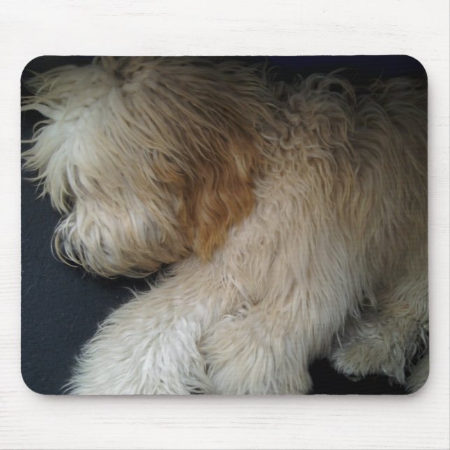 Schläfriges Gekritzel Mousepad (Vorne)