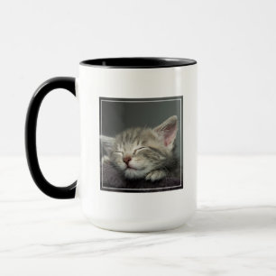 Schläfriges Kätzchen Tasse