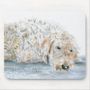 Schläfriges Labradoodle Mousepad