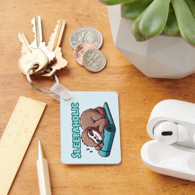 Schlafsaal auf Yoga matt Schlüsselanhänger (Schreibtisch)