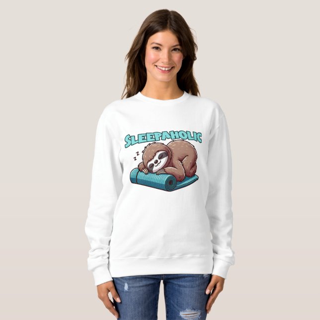 Schlafsaal auf Yoga matt Sweatshirt (Vorne ganz)