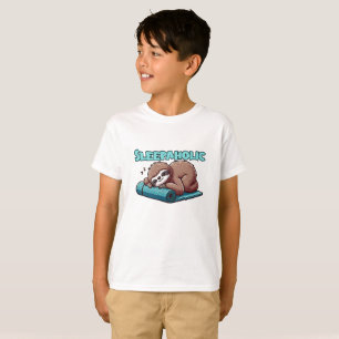 Schlafsaal auf Yoga matt T-Shirt
