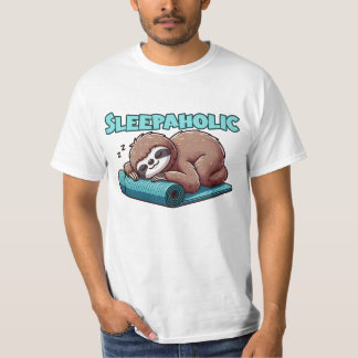 Schlafsaal auf Yoga matt T-Shirt