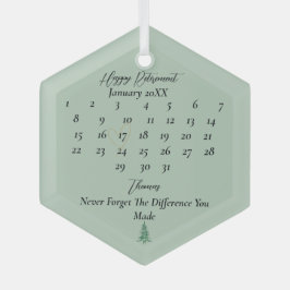 Schlafsäle grün Pagoda Weihnachtsbaum Rente Ornament Aus Glas