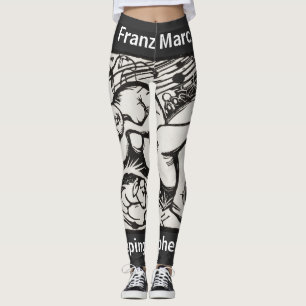 Schlafshepherdess Franz Marc Abstrakt Leggings