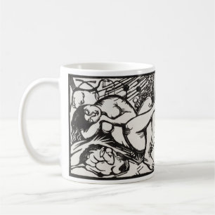 Schlafshepherdess Franz Marc Famous Woodcut Kaffeetasse