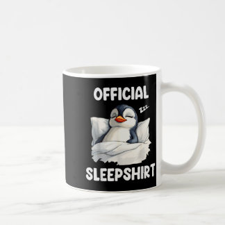 Schlafshirt Schlafanzug Pinguin Tierliebhaber Pyja Kaffeetasse