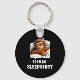 Schlafshirt Schlafend Bigfoot Sasquatch Liebhaber Schlüsselanhänger