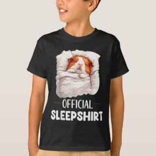 Schlafshirt Schlafendes Meerschweinchen Tierliebha T-Shirt