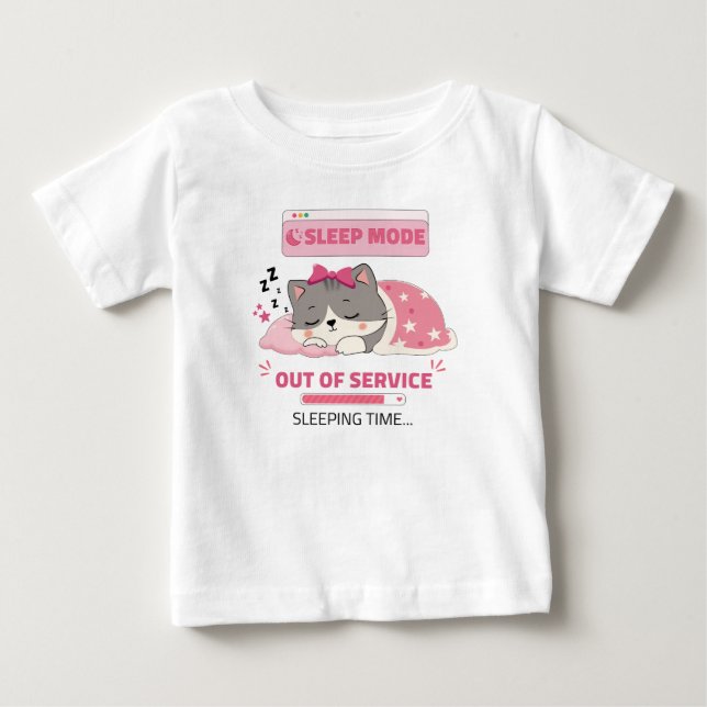 Schlafstimmung Baby T-shirt (Vorderseite)