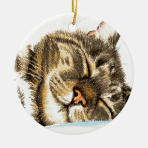 Schlaftablette Keramikornament